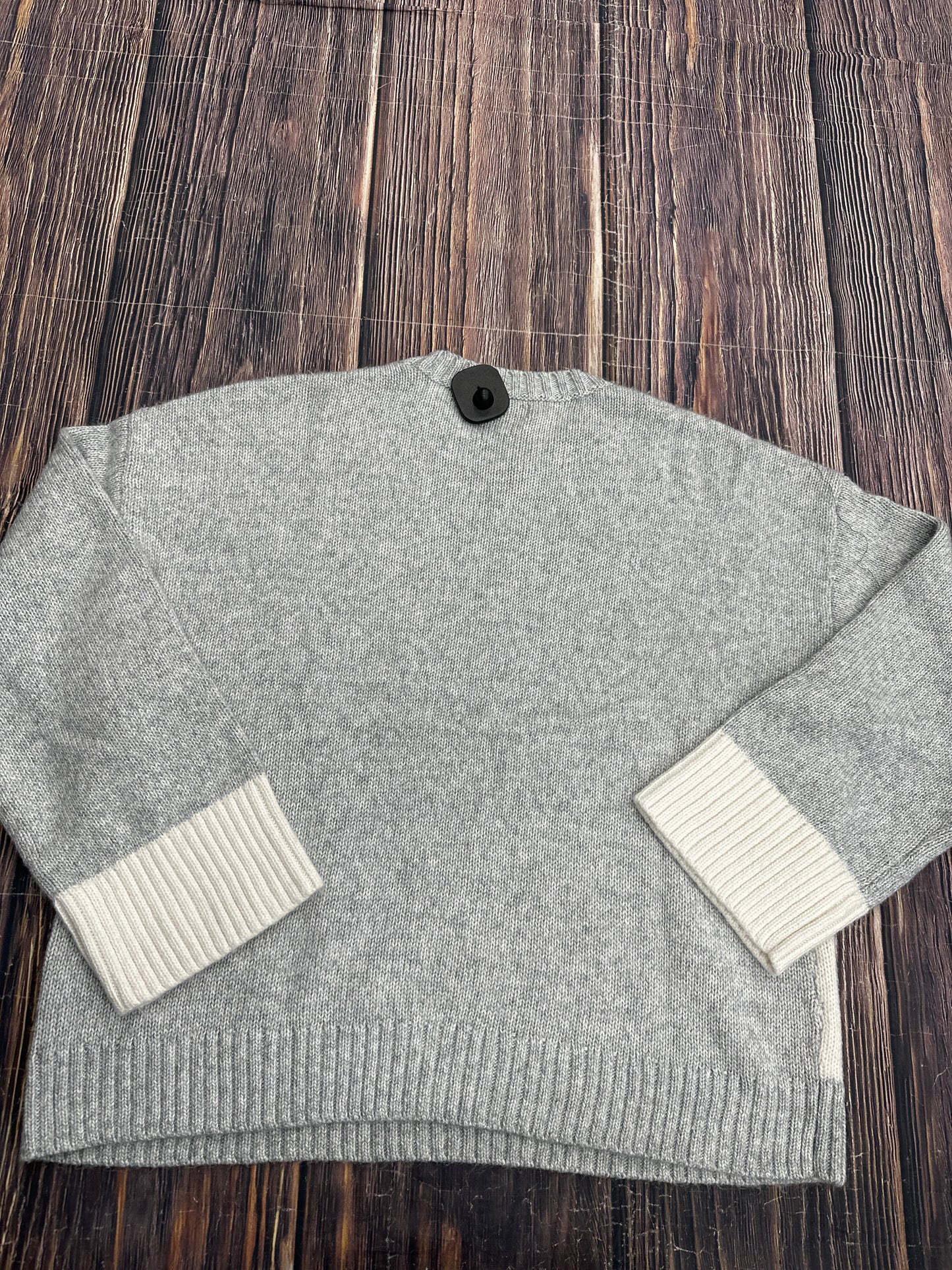 Sweater By Nine West In Grey, Size: L