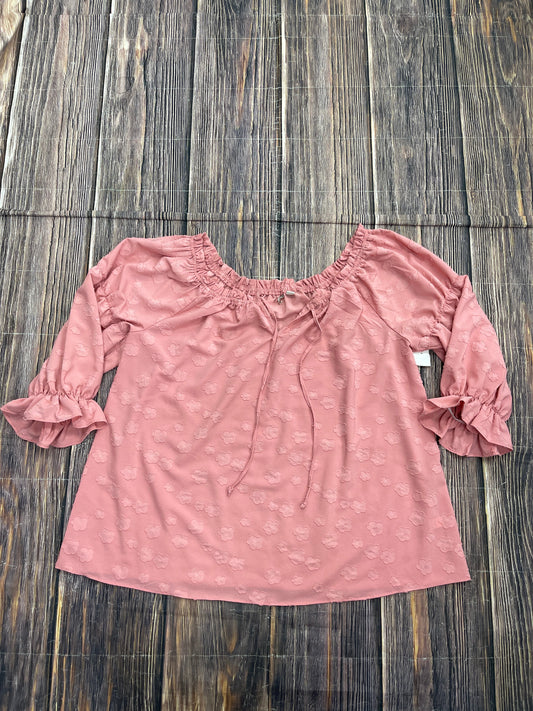 Top Long Sleeve By Cato  Size: 1x