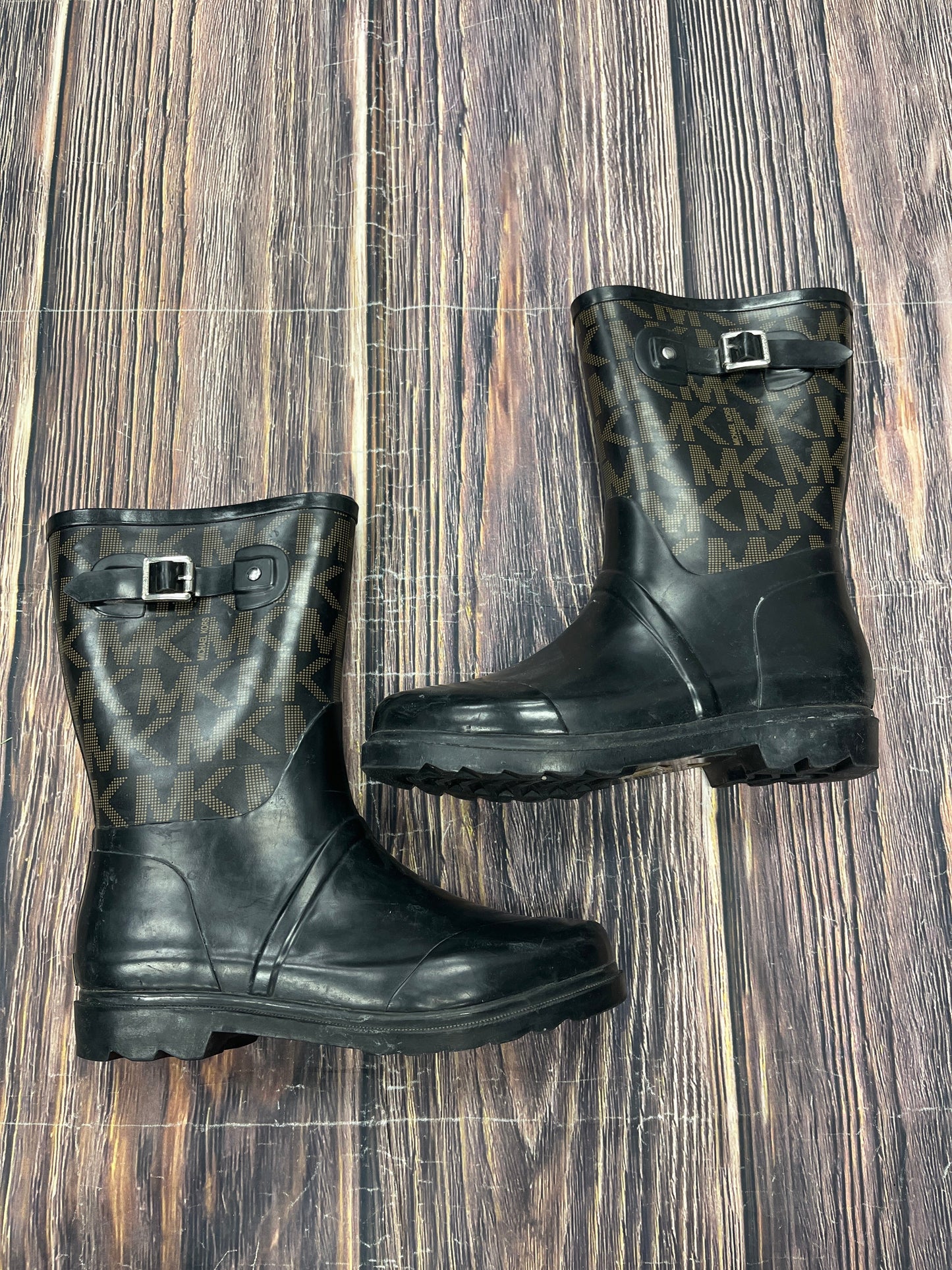 Black Boots Rain Michael By Michael Kors, Size 8