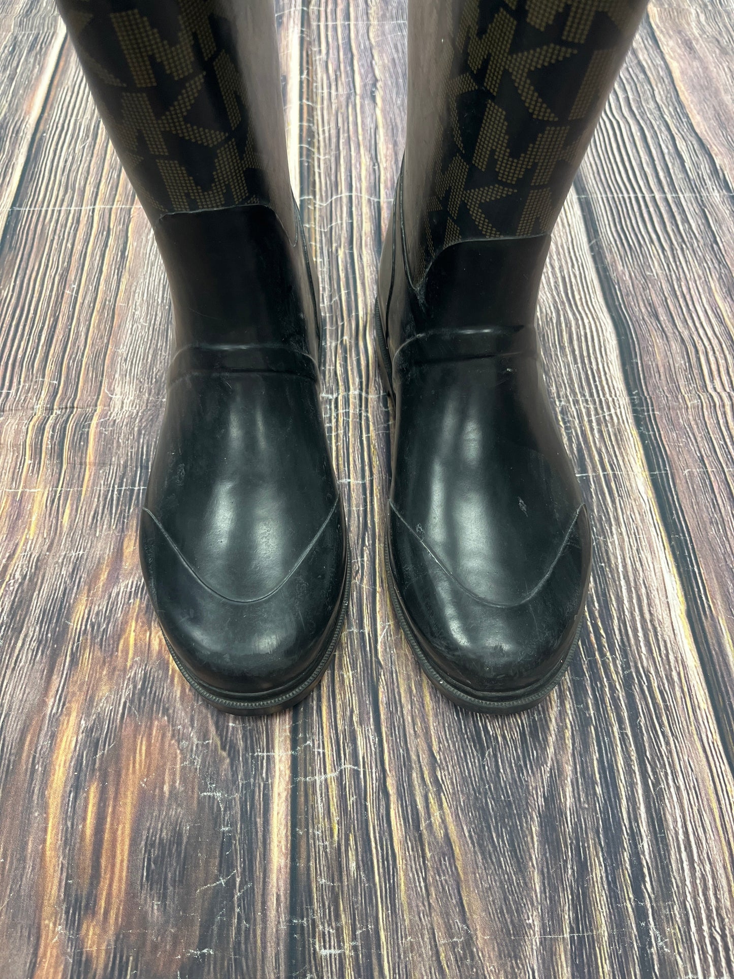 Black Boots Rain Michael By Michael Kors, Size 8