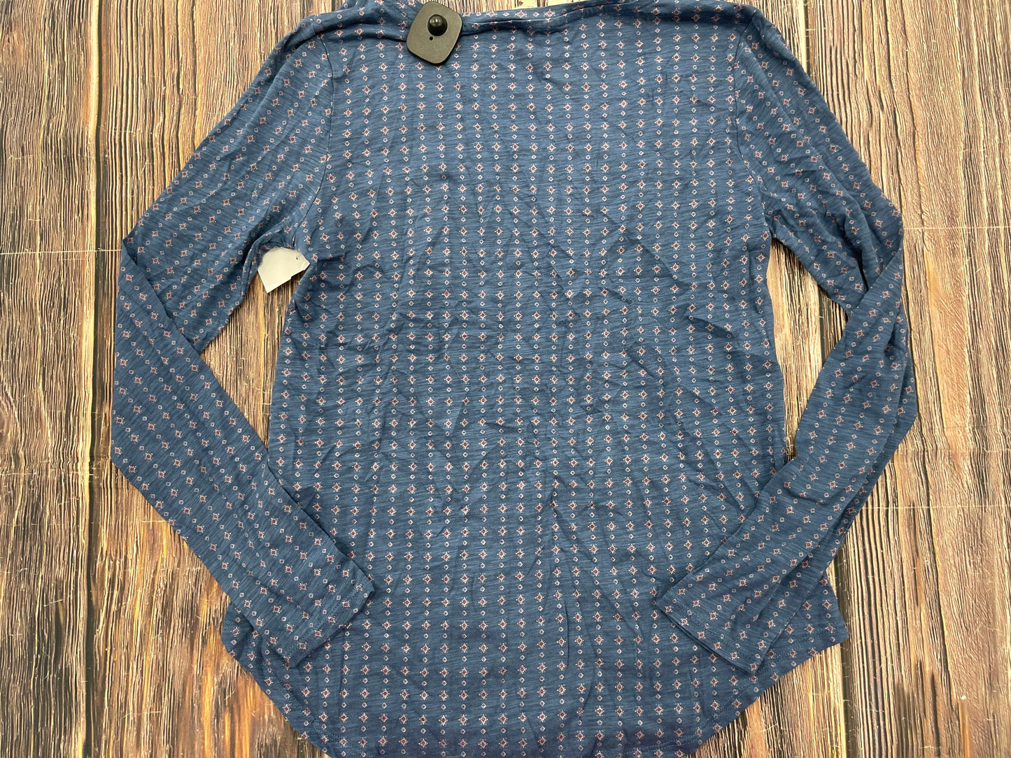 Blue Top Long Sleeve Lucky Brand, Size Petite   S