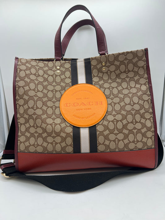 Tote Designer By Coach, Size: Large