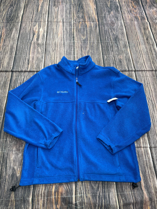 Jacket Fleece By Columbia In Blue, Size: L