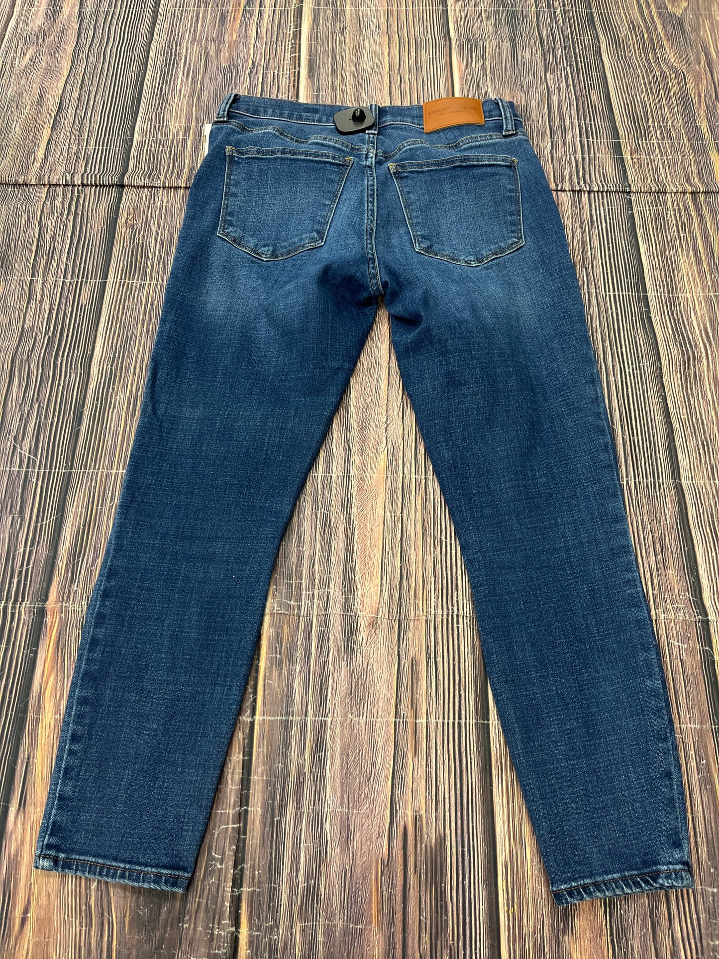 Jeans Skinny By Lucky Brand In Blue Denim, Size: 6