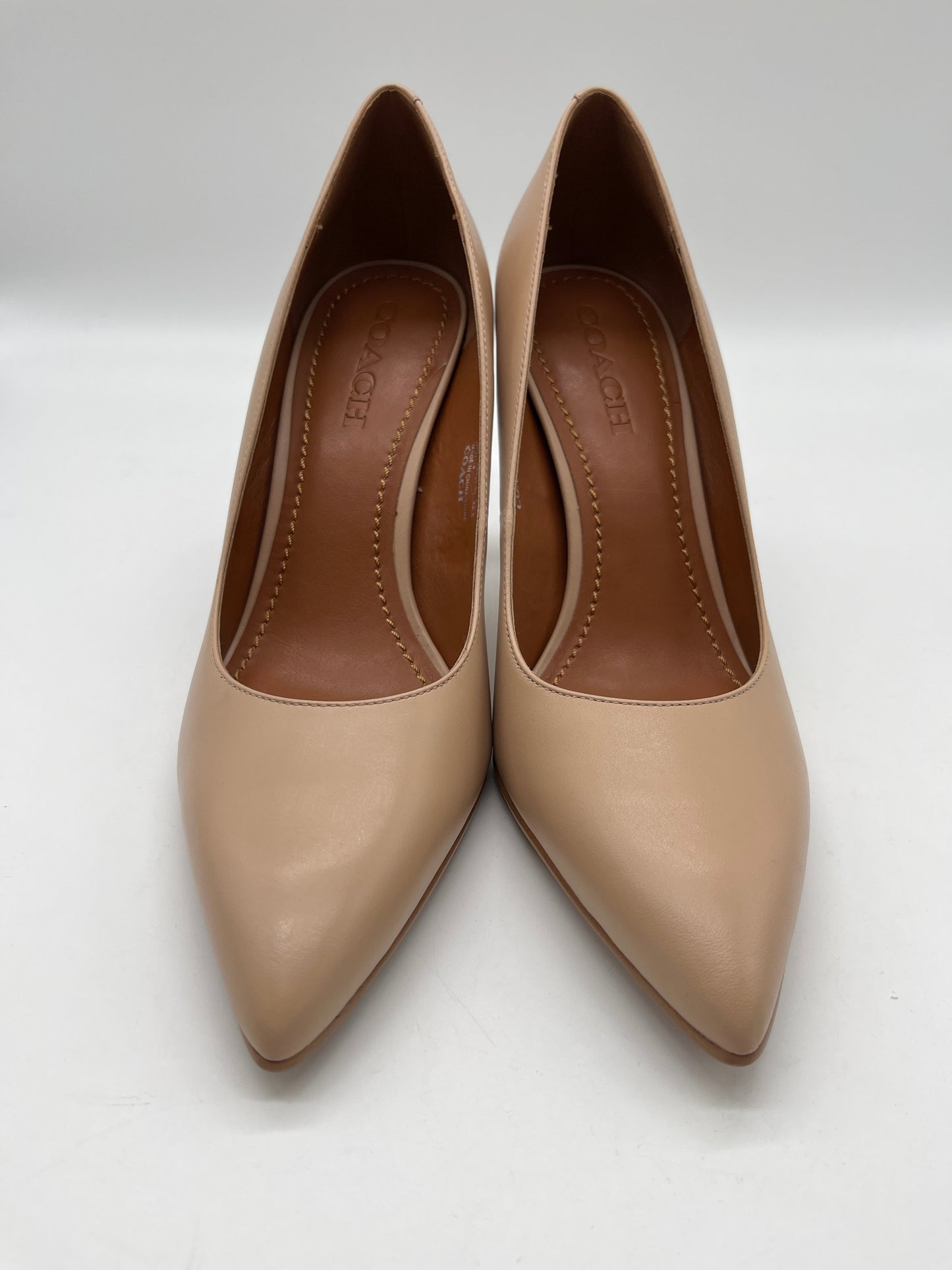 Shoes Designer By Coach In Tan, Size: 10