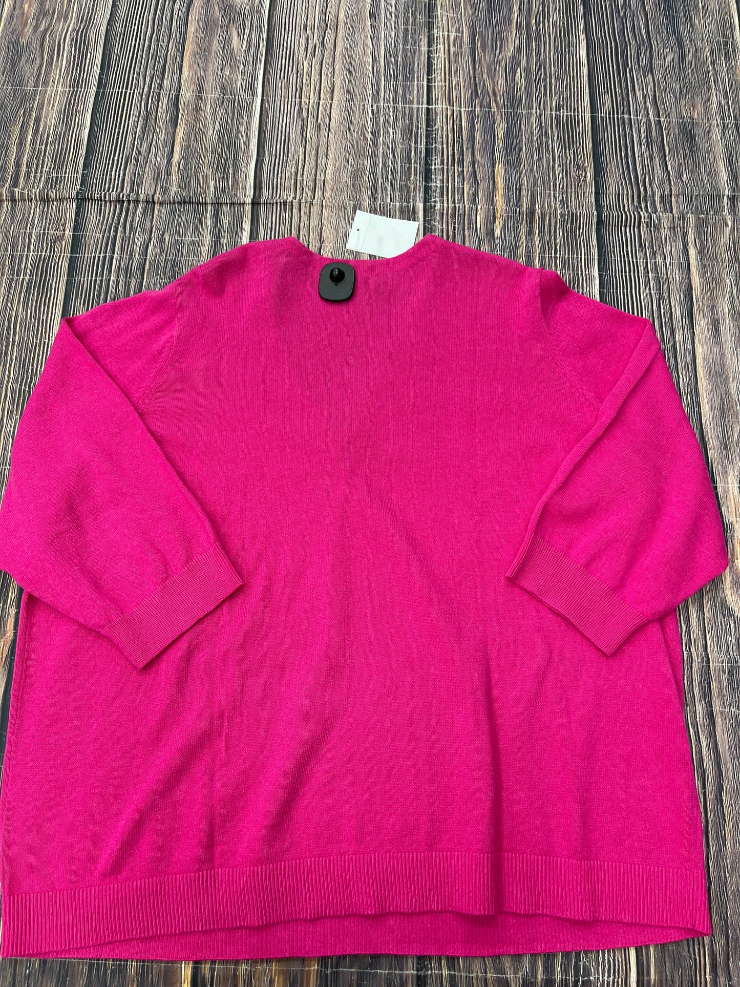 Sweater By Lands End In Pink, Size: 3x