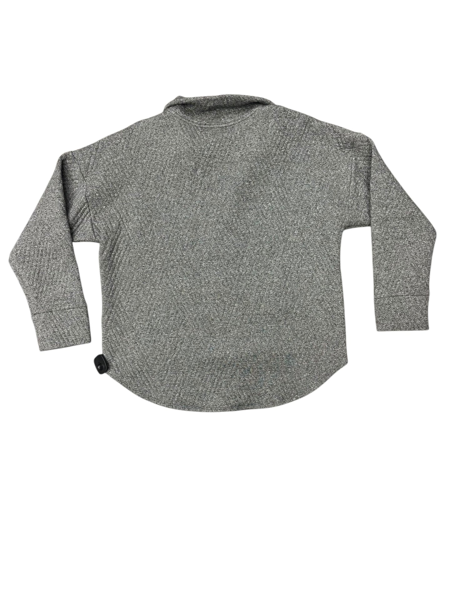 Athletic Sweatshirt Collar By Gapfit In Grey, Size: L