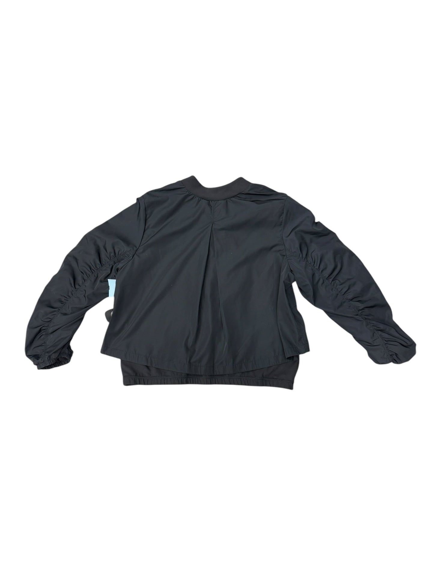 Jacket Windbreaker By Athleta In Black, Size: Xl