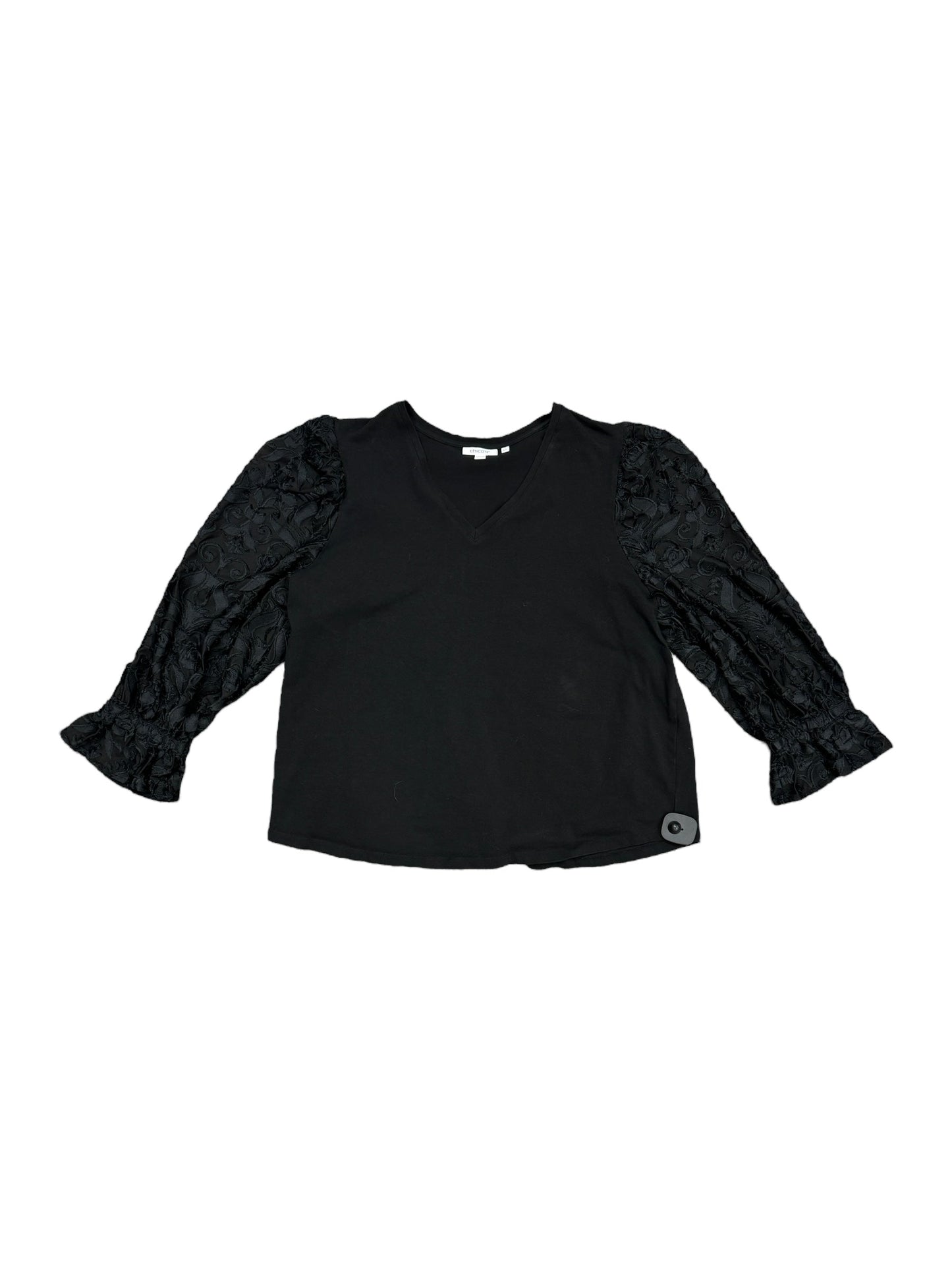 Blouse Long Sleeve By Chicos In Black, Size: Xxl