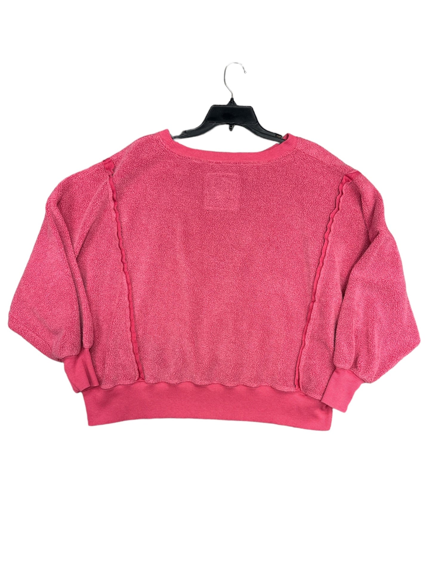 Sweatshirt Crewneck By American Eagle In Red, Size: Xs