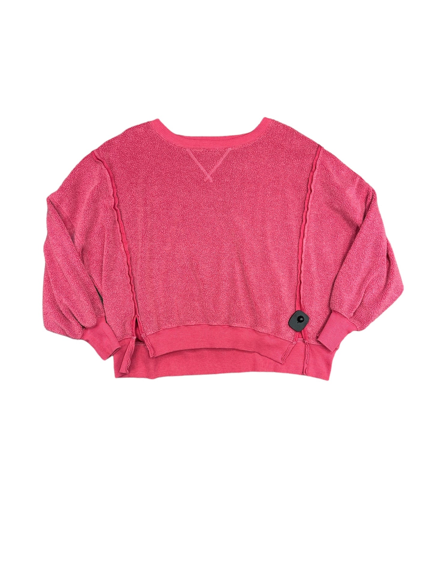 Sweatshirt Crewneck By American Eagle In Red, Size: Xs