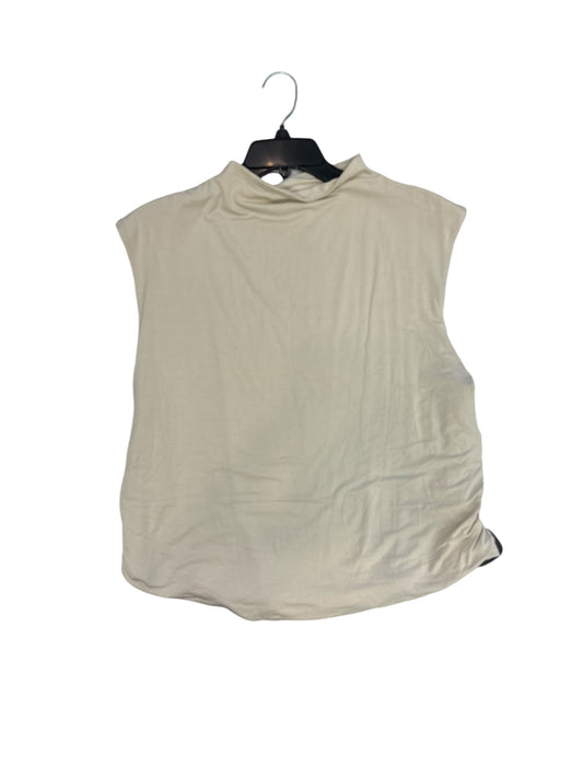 Top Sleeveless By A New Day In Cream, Size: 2x