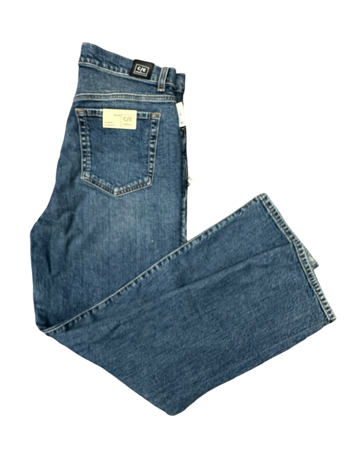 Jeans Cropped By Current/elliott In Blue Denim, Size: 6