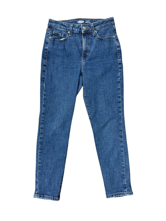 Jeans Straight By Old Navy In Blue Denim, Size: 0