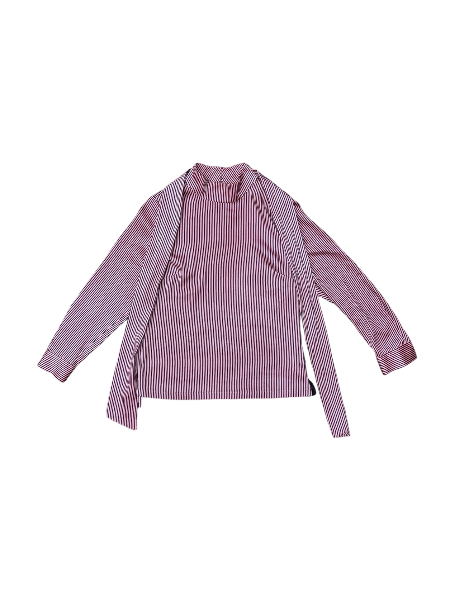 Blouse Long Sleeve By Ted Baker In Pink, Size: S