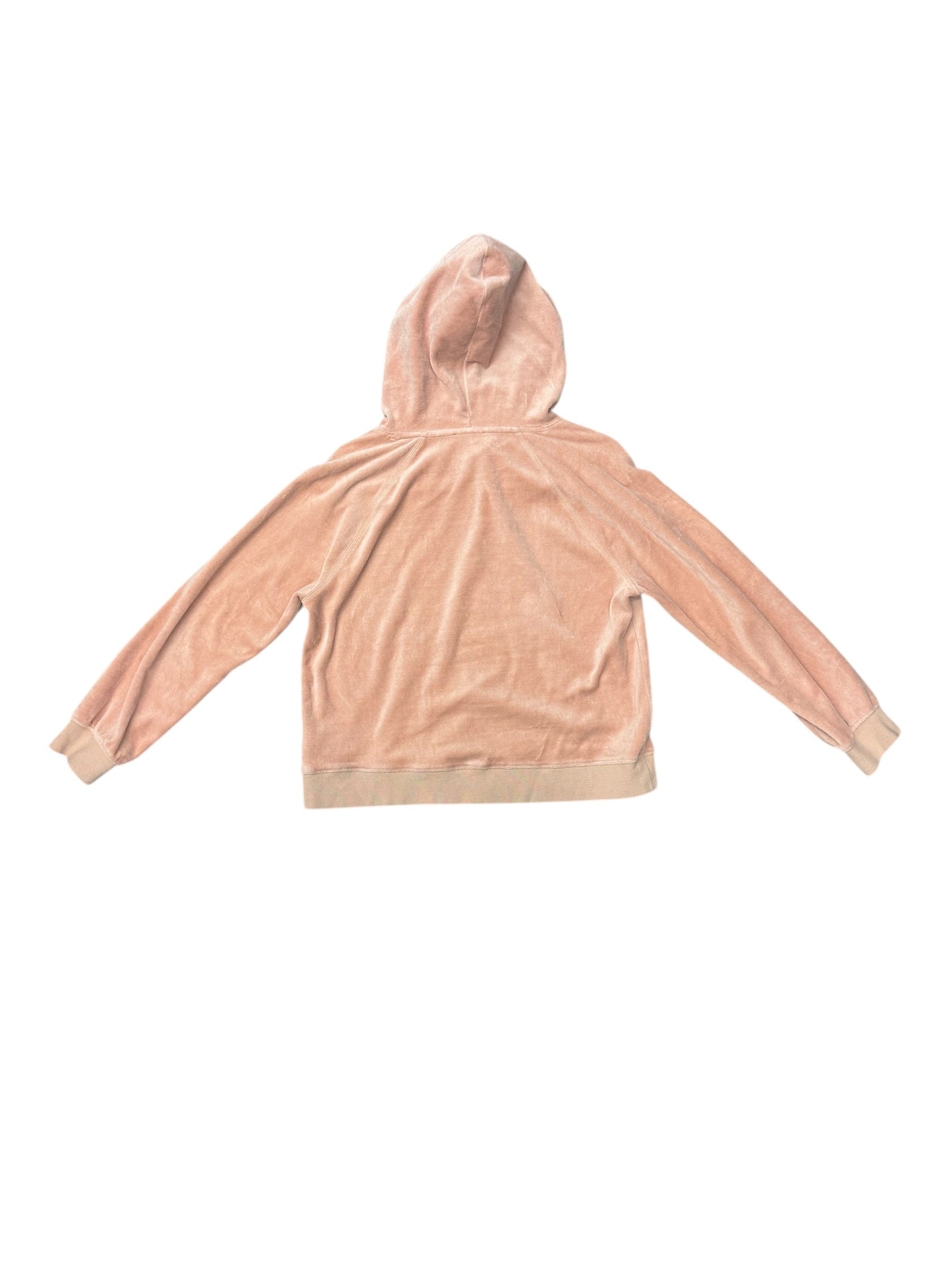 Sweatshirt Hoodie By J. Crew In Peach, Size: S