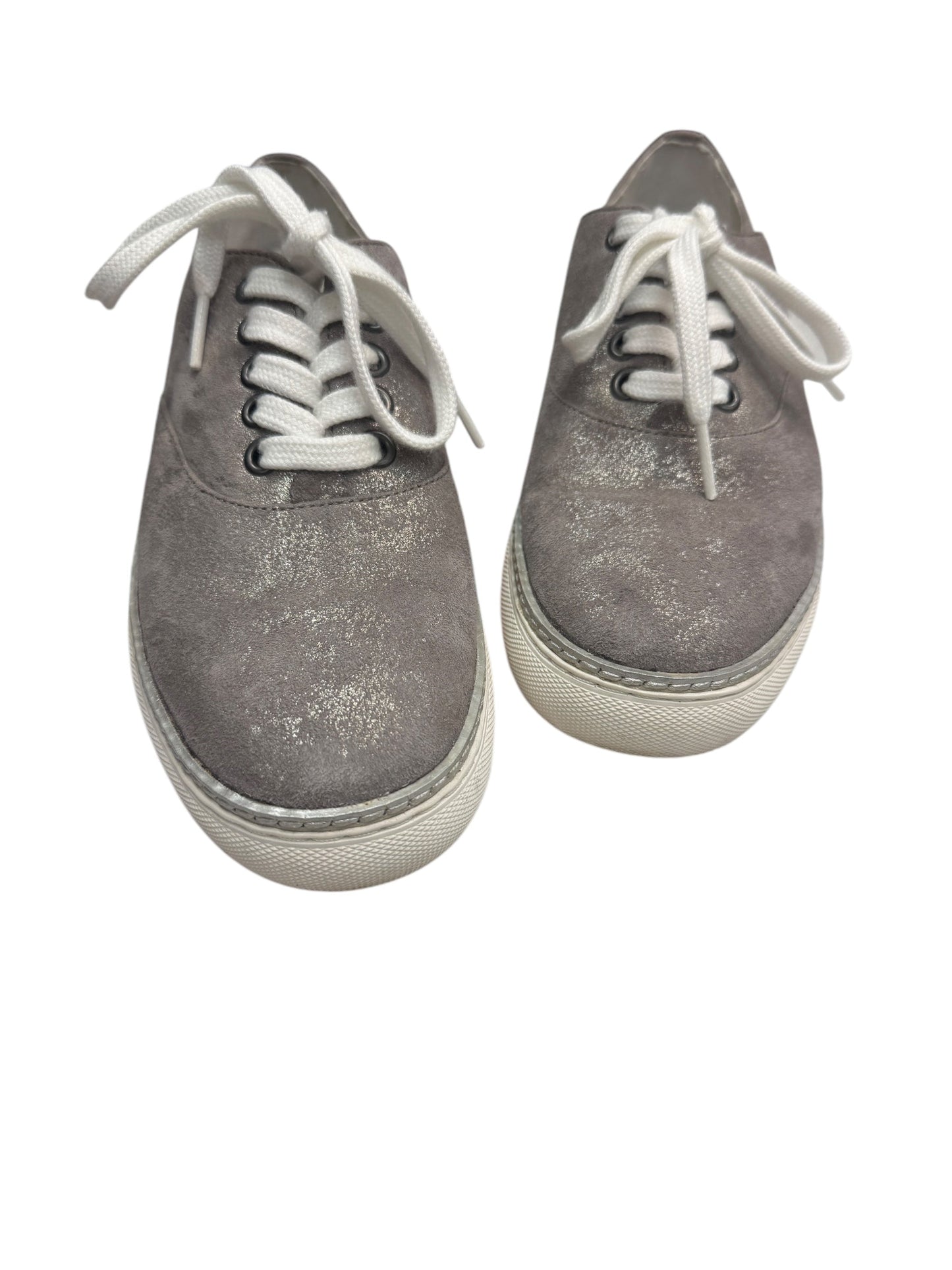 Shoes Sneakers By Johnston & Murphy In Grey, Size: 6.5