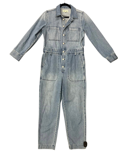 Jumpsuit By Madewell In Blue Denim, Size: M