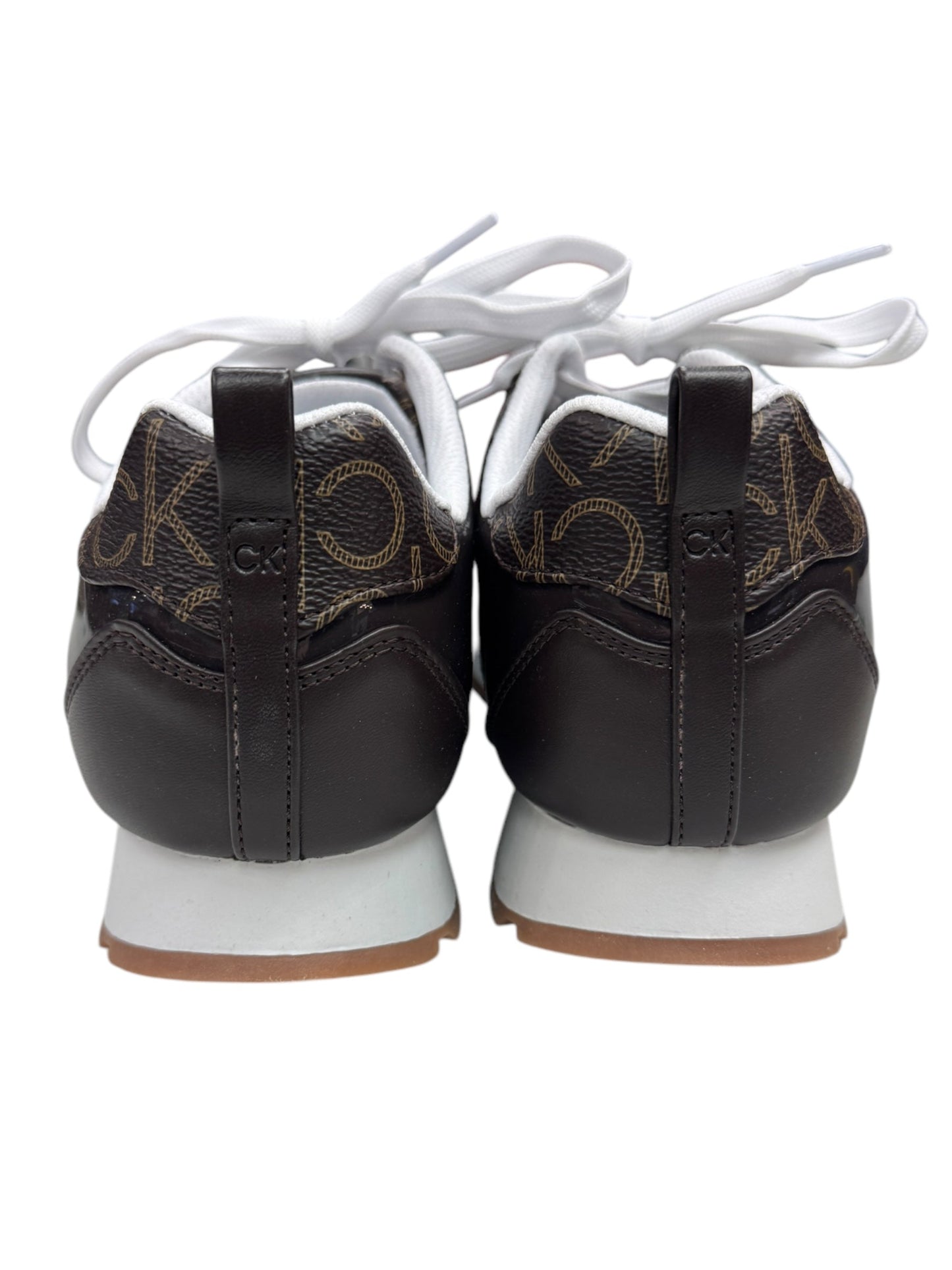 Shoes Sneakers By Calvin Klein In Brown, Size: 11