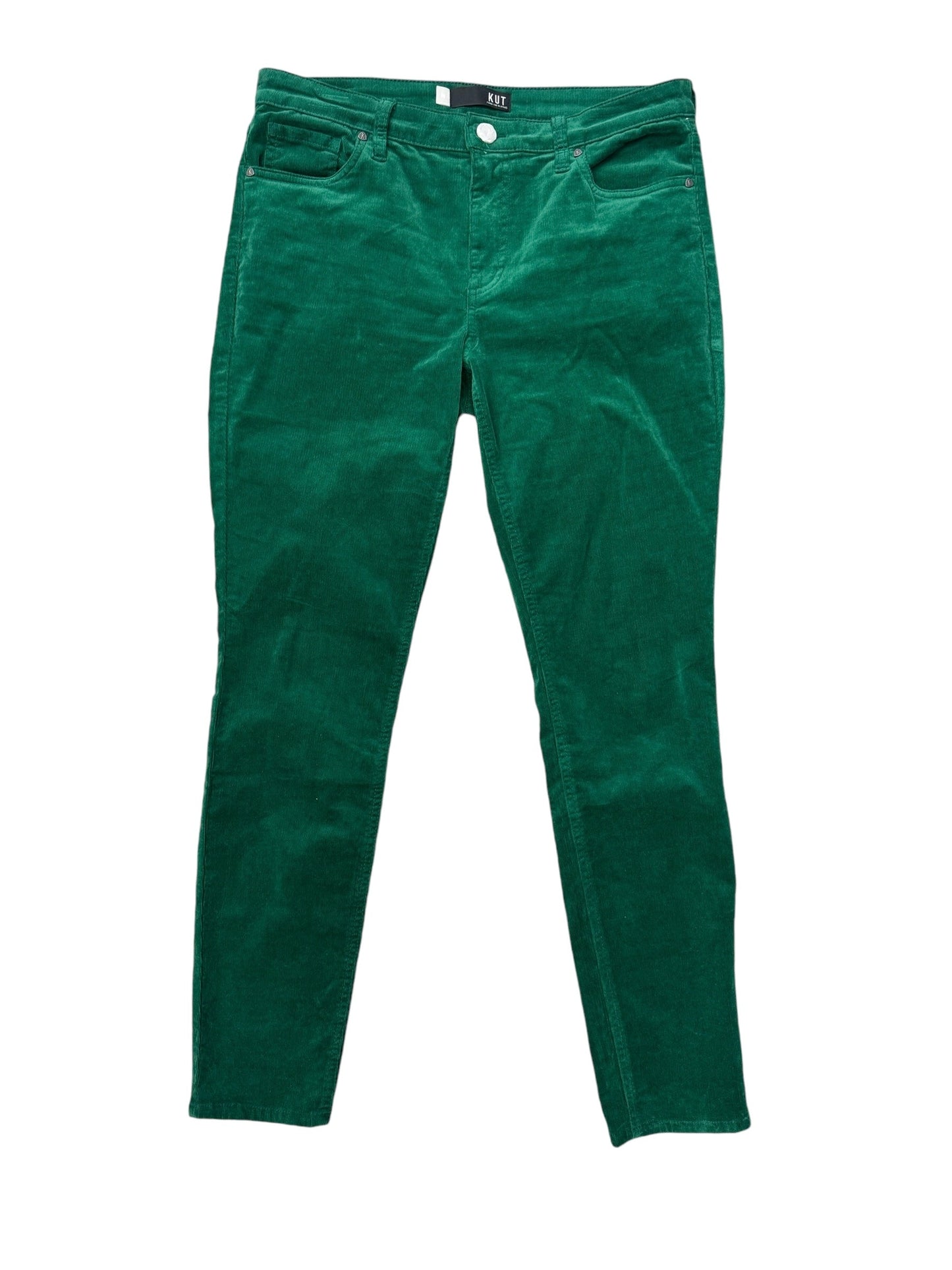 Pants Corduroy By Kut In Green, Size: 10