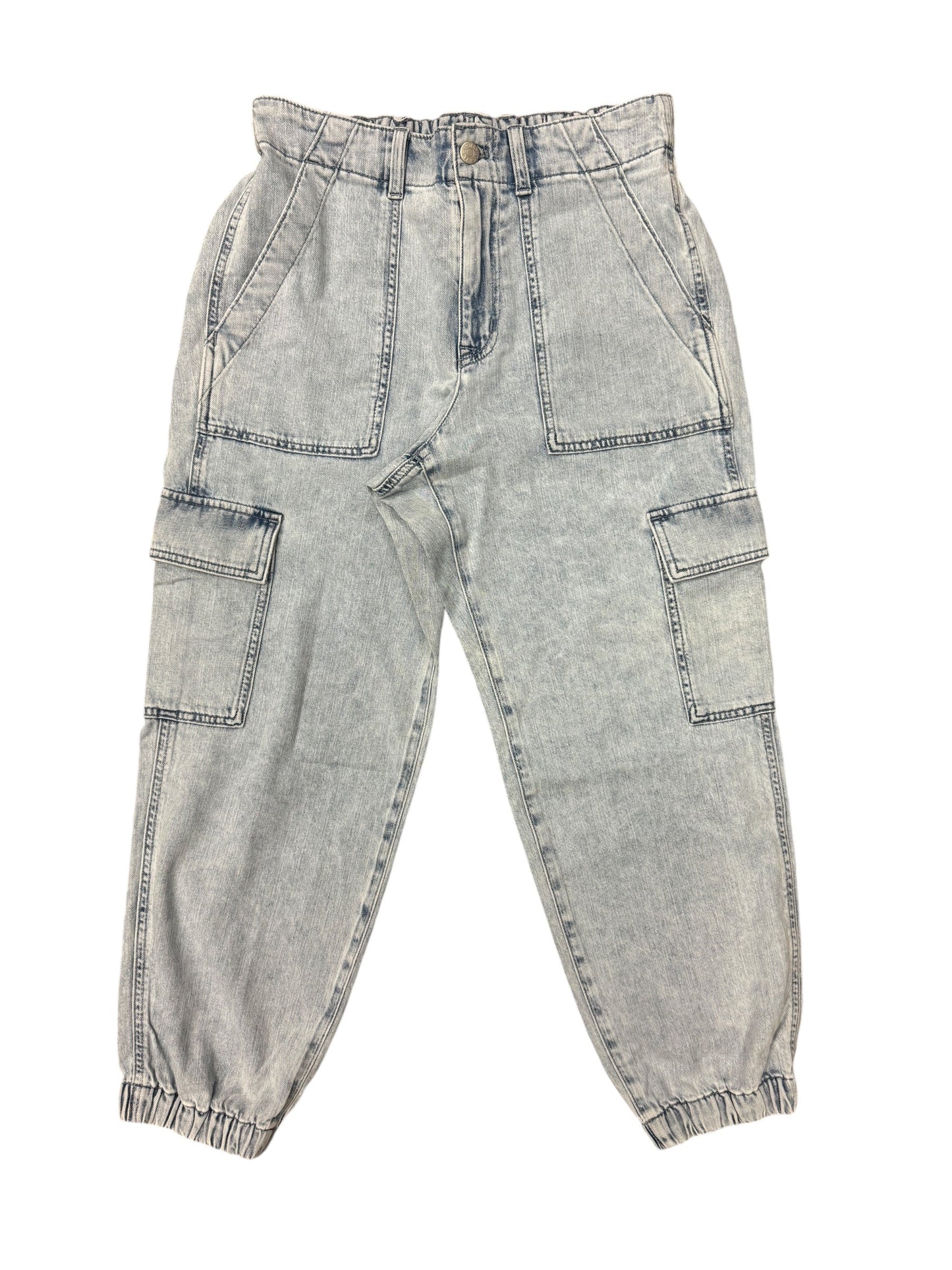 Jeans Cropped By J. Crew In Blue Denim, Size: 6p