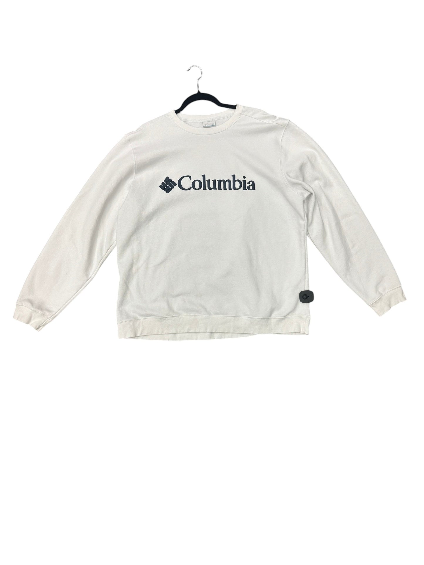 Sweatshirt Crewneck By Columbia In White, Size: Xl