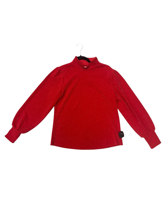 Top Long Sleeve By Maurices In Red, Size: M