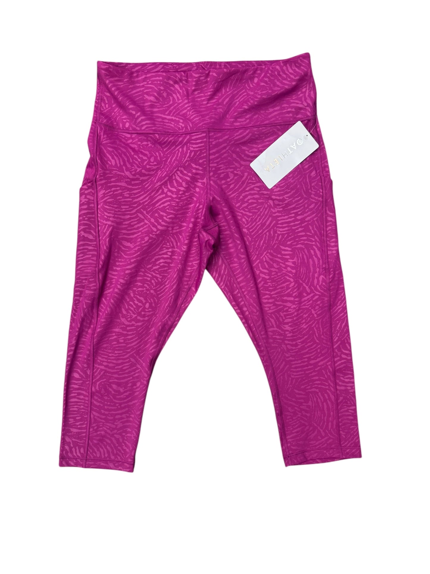 Athletic Capris By Athleta In Purple, Size: 1x