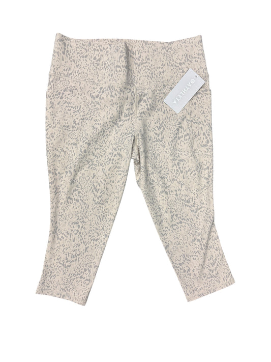 Athletic Capris By Athleta In Cream, Size: Xl