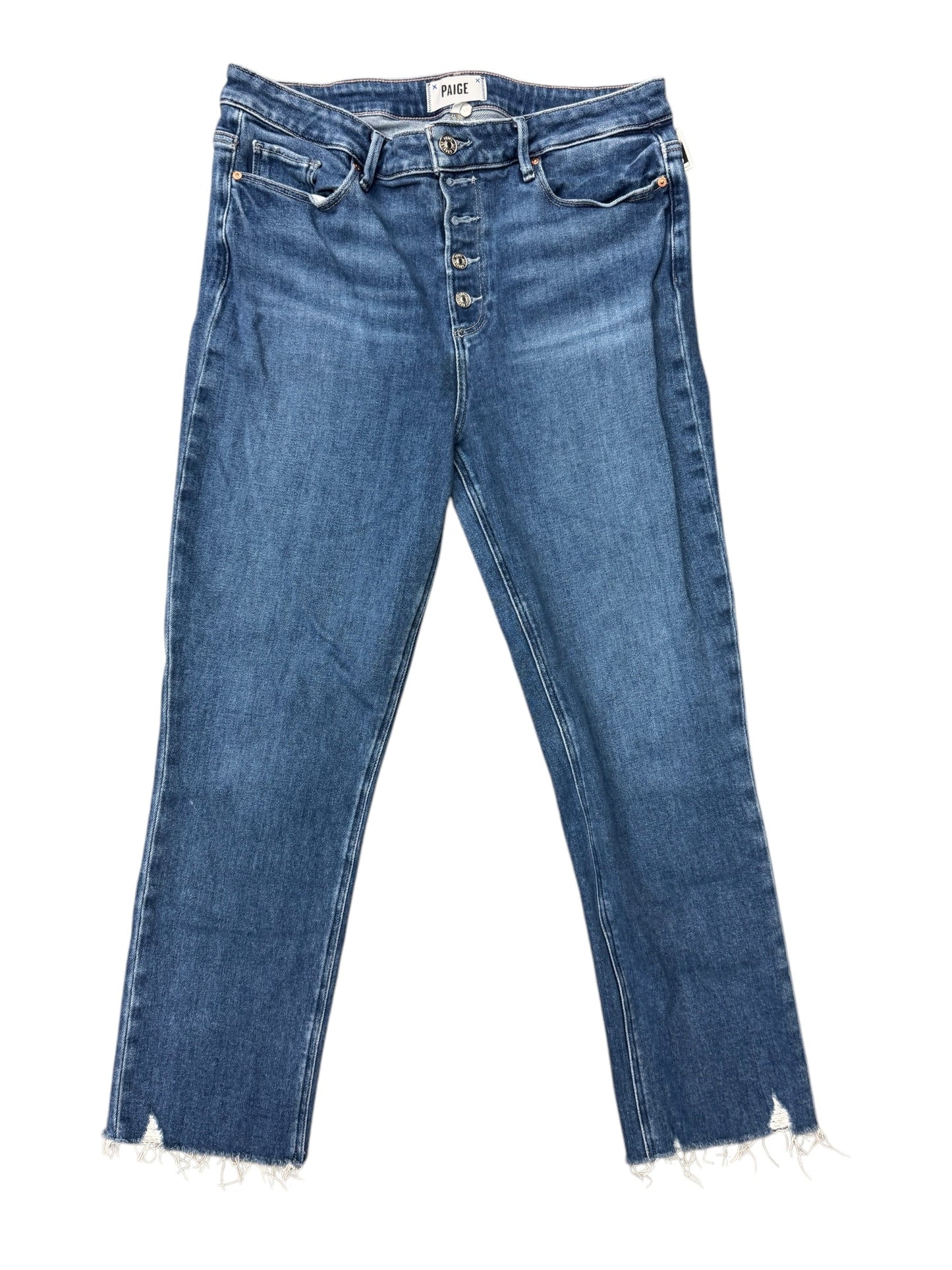 Jeans Designer By Paige In Blue Denim, Size: 14