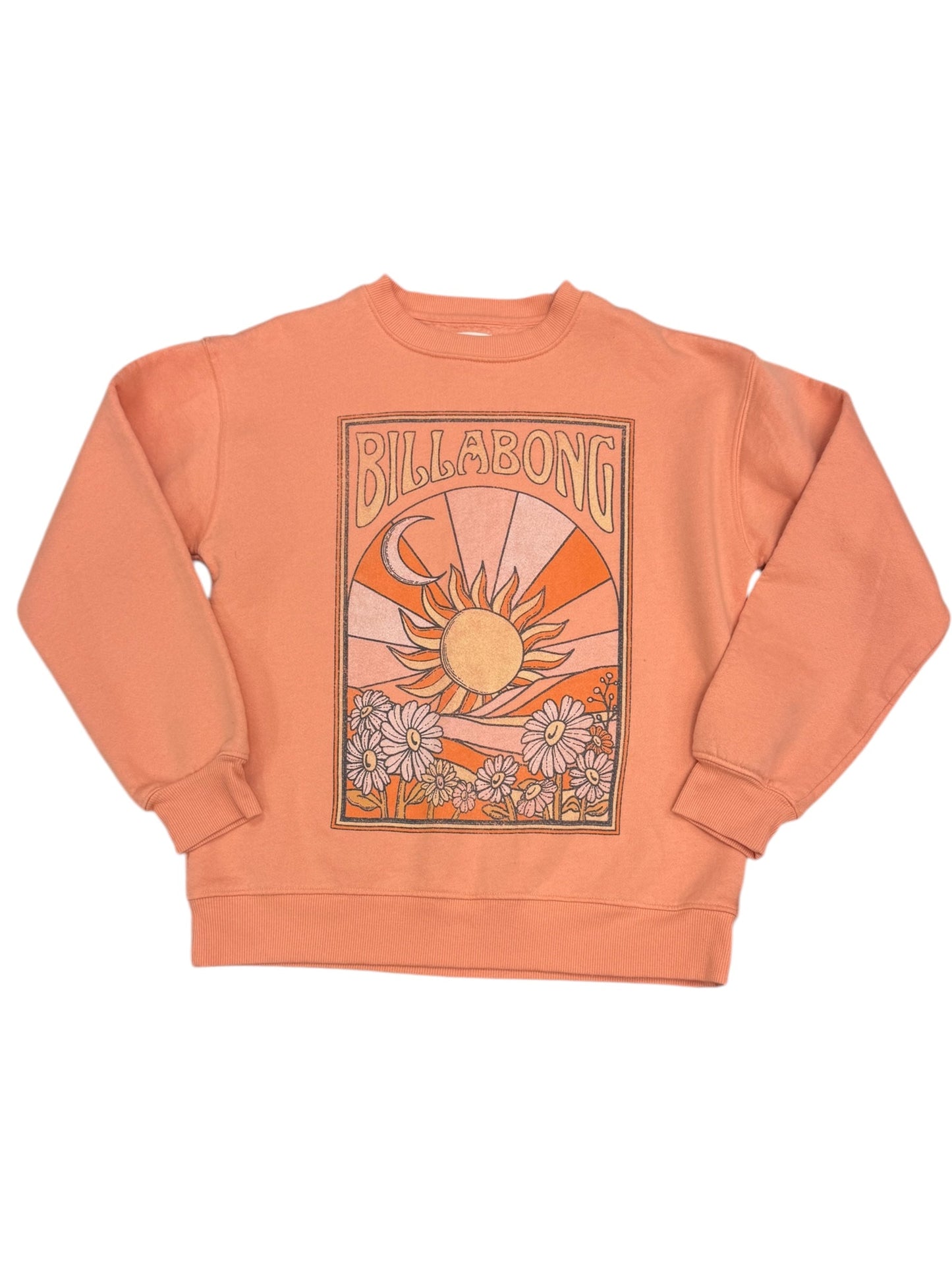 Sweatshirt Crewneck By Billabong In Orange, Size: S