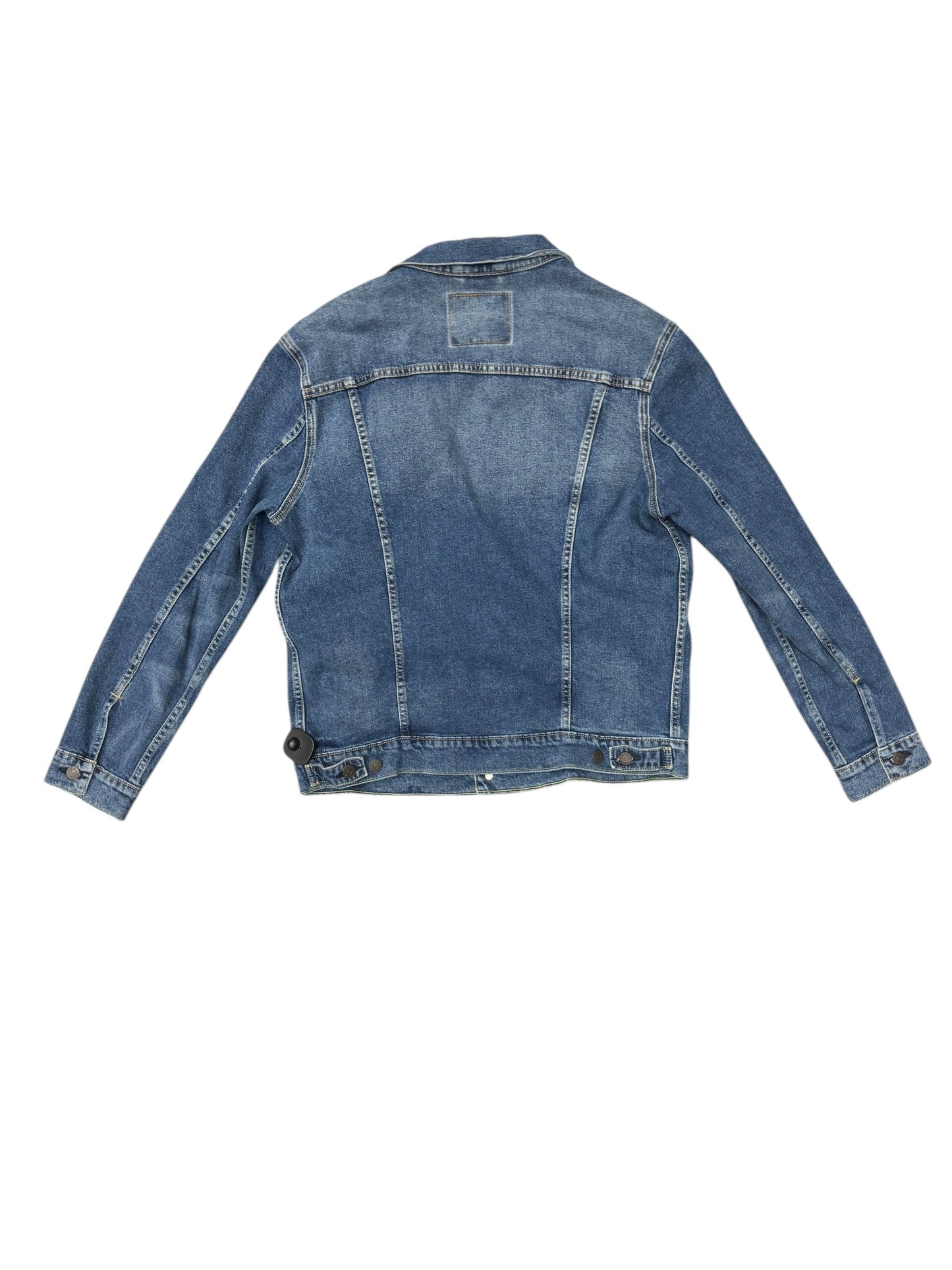 Jacket Denim By Levis In Blue Denim, Size: L