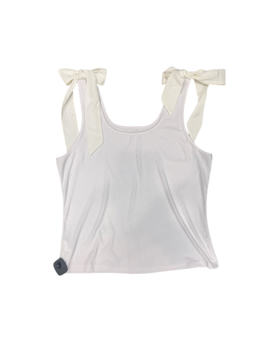 Top Sleeveless By Clothes Mentor In White, Size: 2x