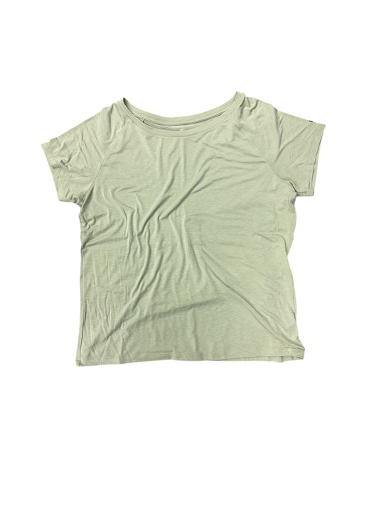 Athletic Top Short Sleeve By Columbia In Green, Size: Xl