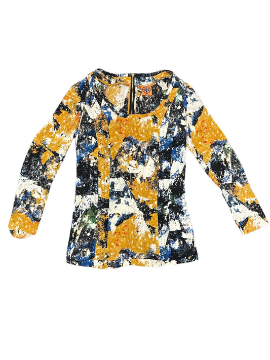 Top Long Sleeve Designer By Tory Burch In Multi-colored, Size: S