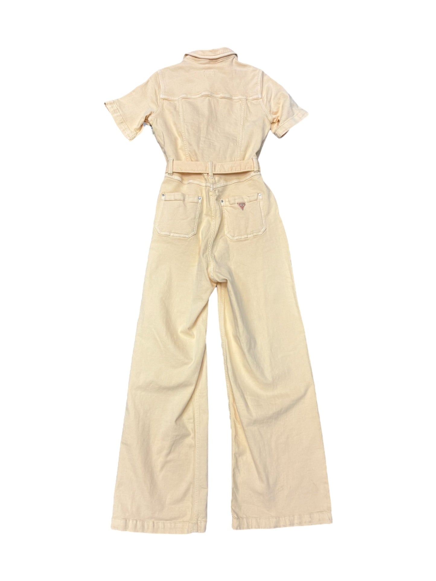 Jumpsuit By Guess In Yellow, Size: 4