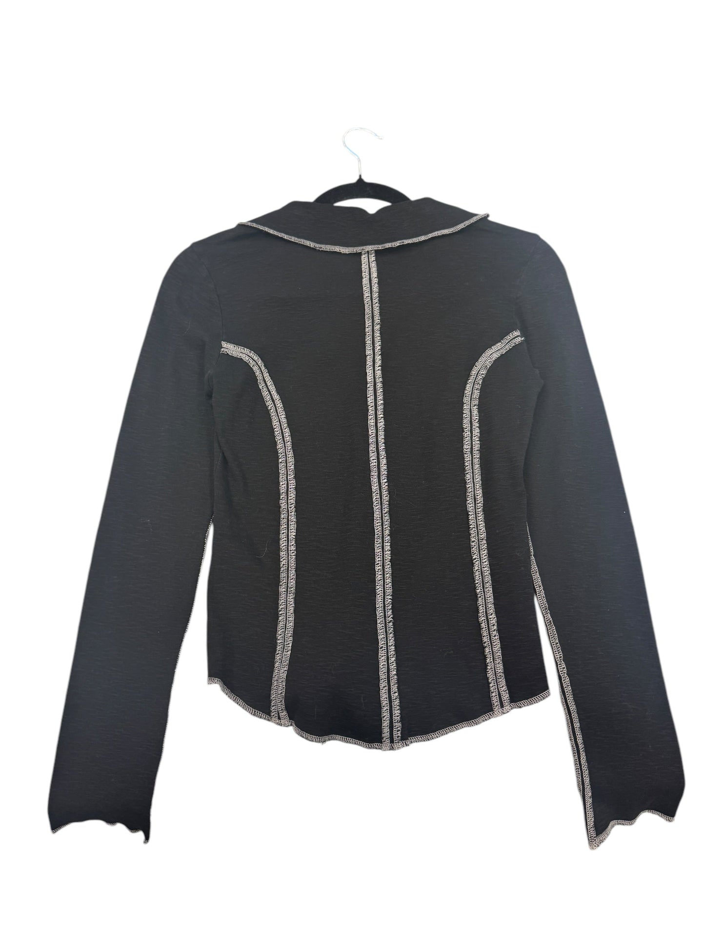 Top Long Sleeve By Pilcro In Black, Size: S