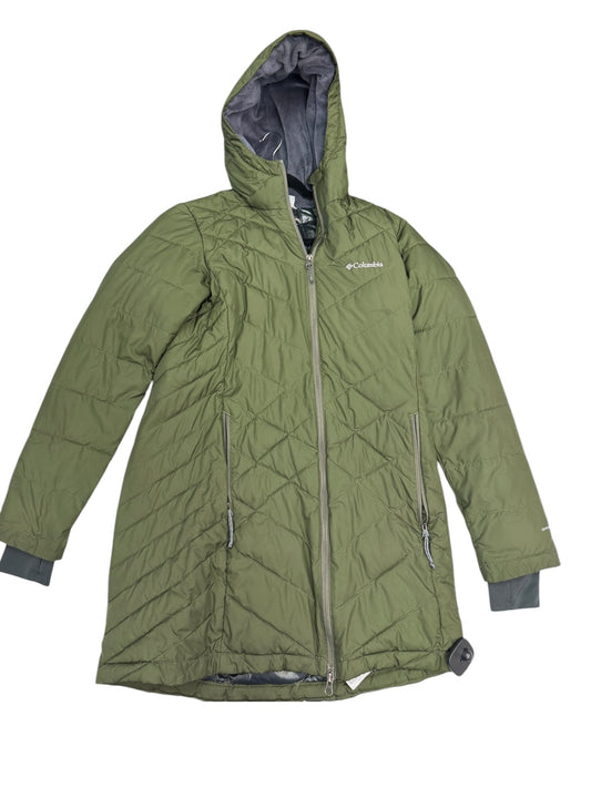 Coat Puffer & Quilted By Columbia In Green, Size: M