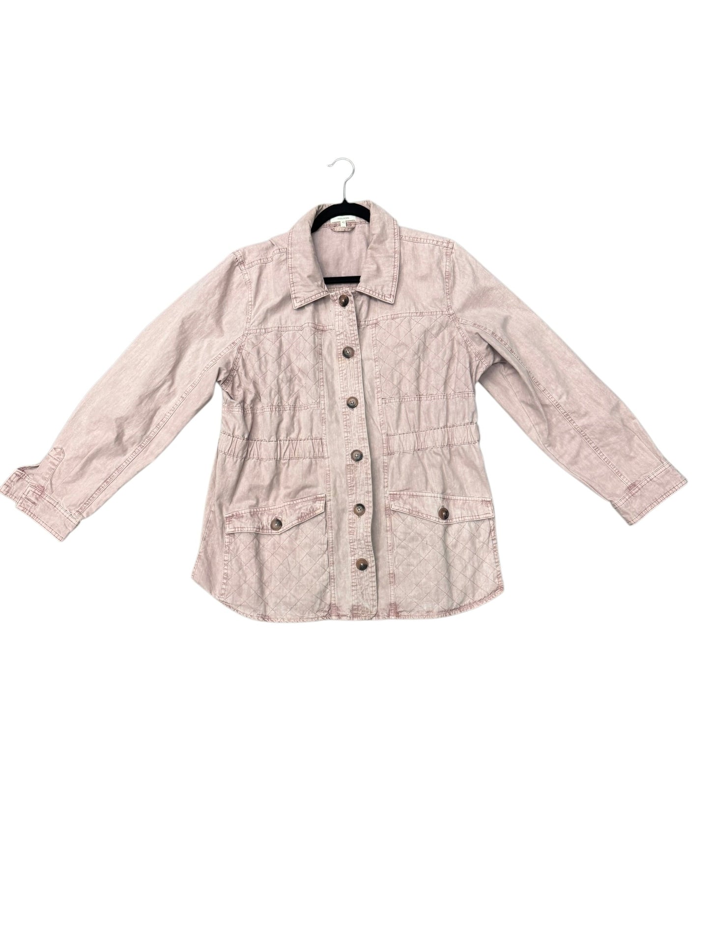 Jacket Denim By Maurices In Pink, Size: 2x