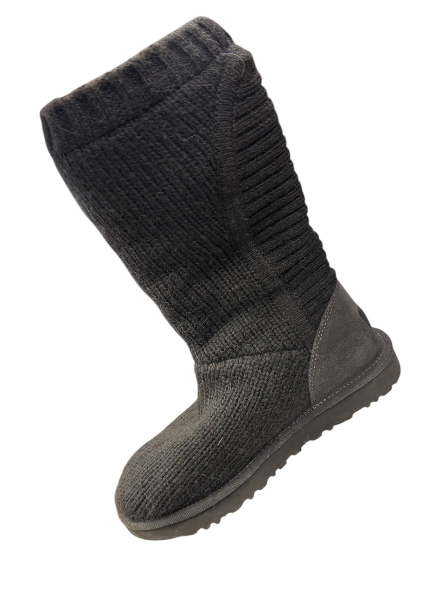 Boots Designer By Ugg In Grey, Size: 8