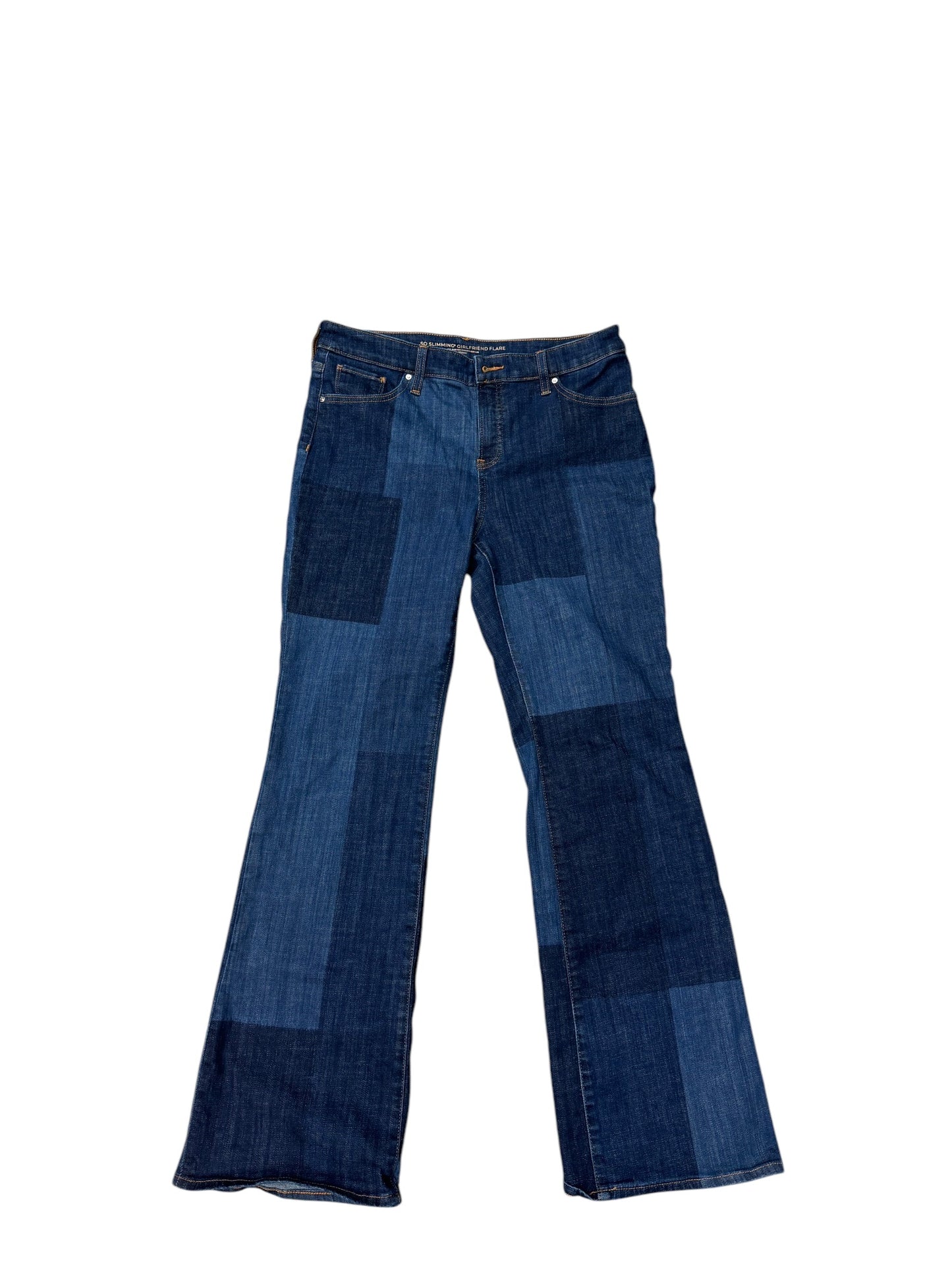 Jeans Straight By Chicos In Blue Denim, Size: 10