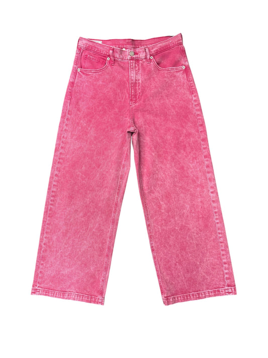 Jeans Wide Leg By Gap In Pink, Size: 10