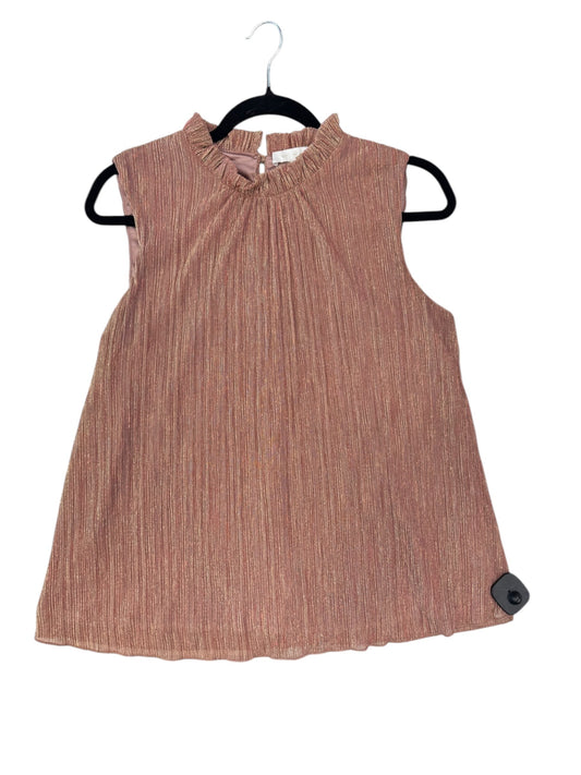 Top Sleeveless By Anthropologie In Pink, Size: S