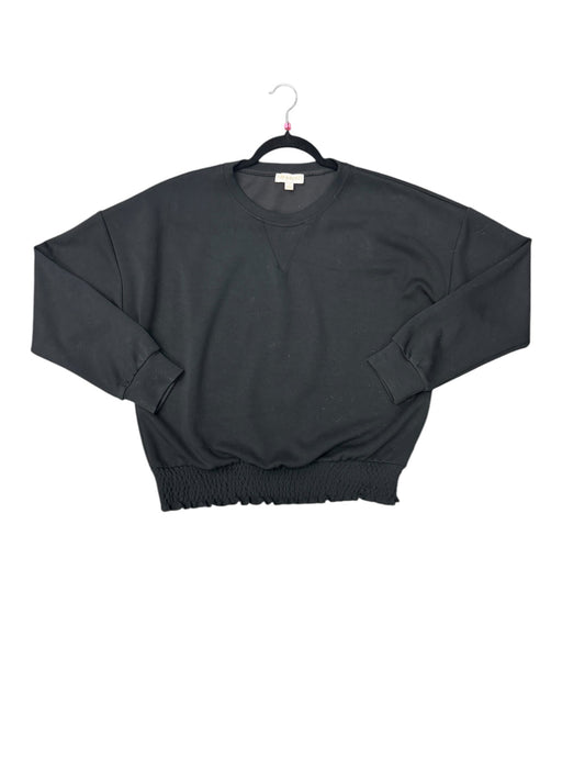 Sweatshirt Crewneck By Cynthia Rowley In Black, Size: L