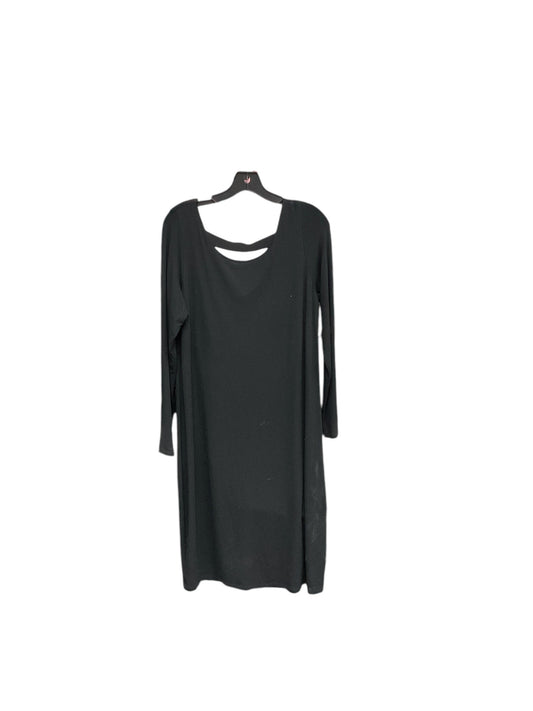 Dress Casual Midi By Eileen Fisher In Black, Size: L