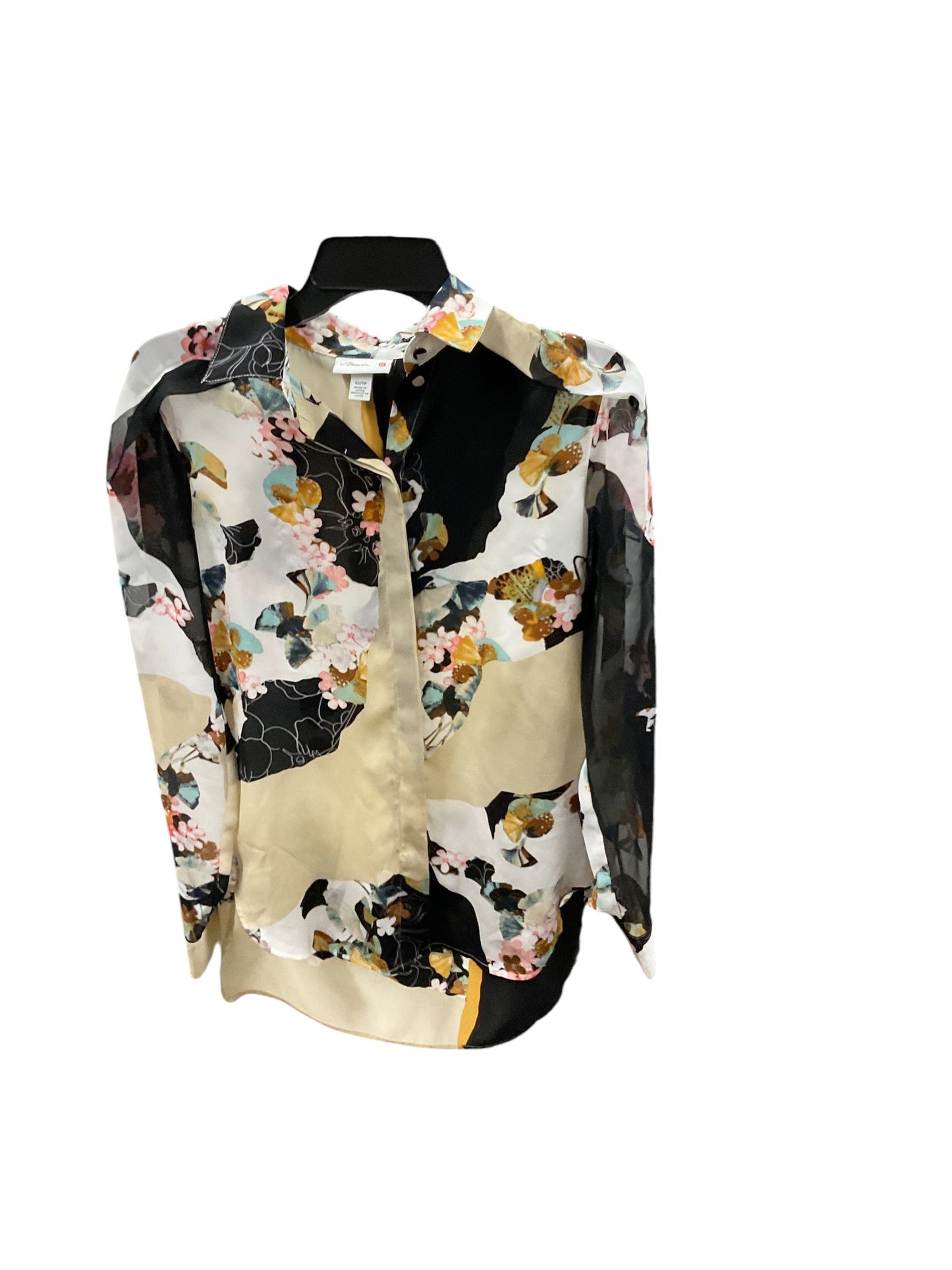 Top Long Sleeve By Target-designer In Floral Print, Size: S