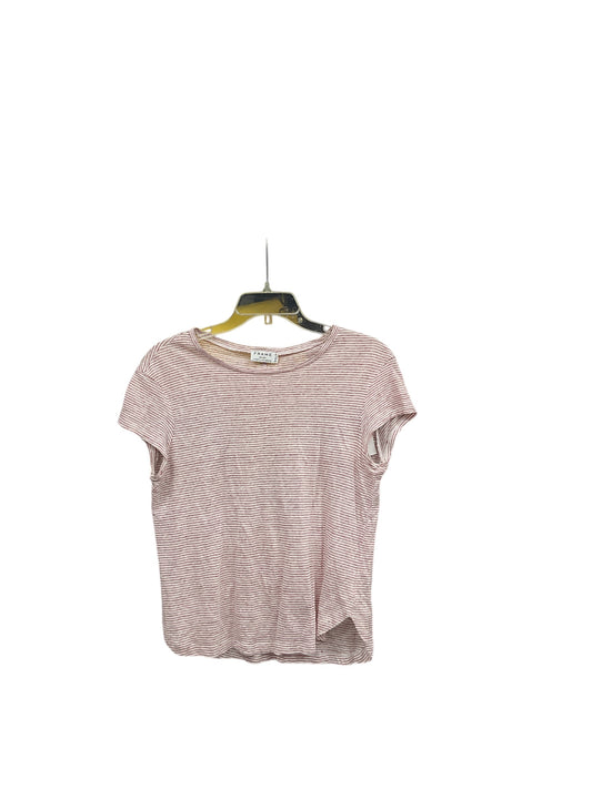 Top Short Sleeve Basic By Frame In Striped Pattern, Size: Xs