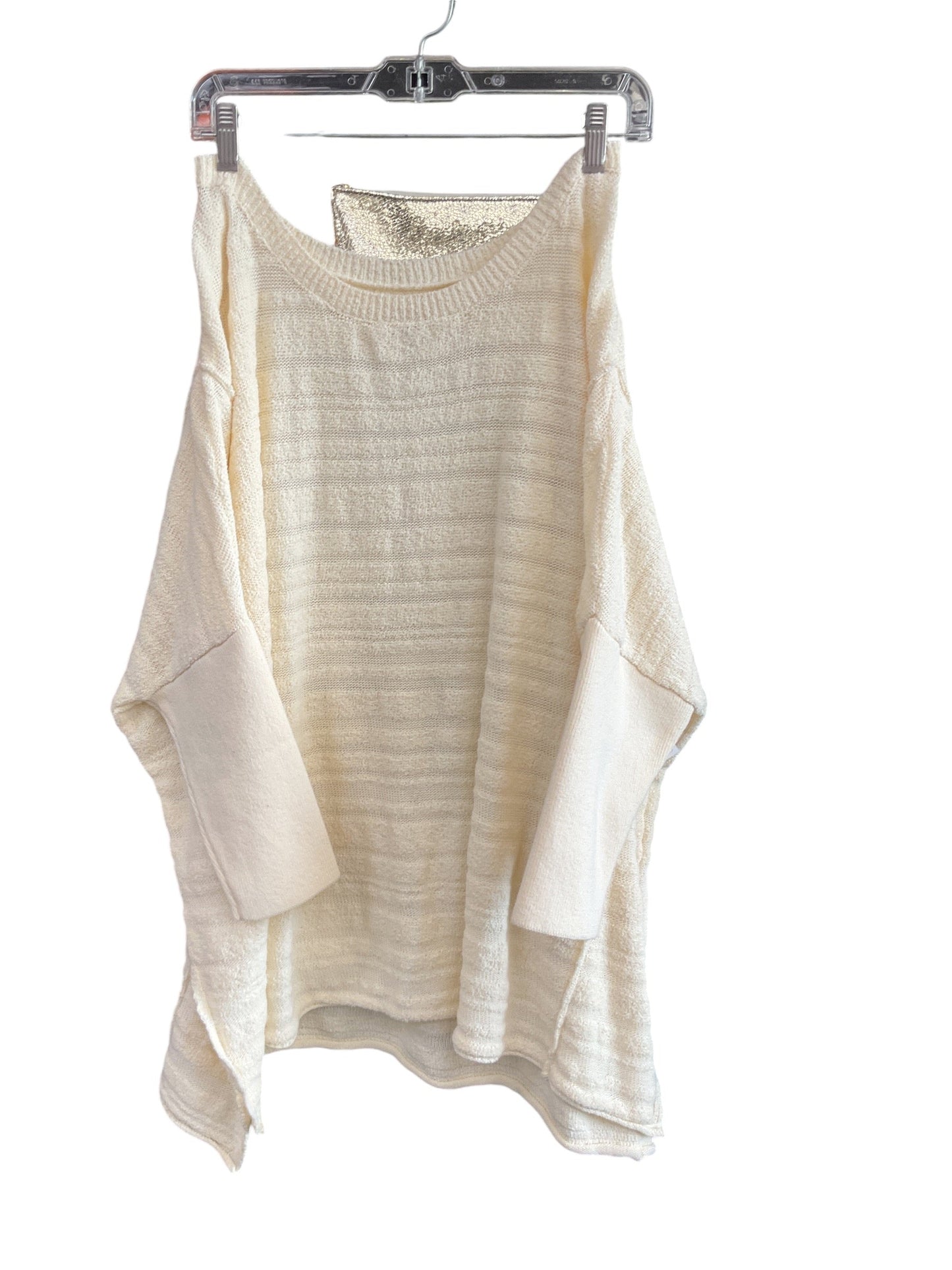 Top Long Sleeve By Pilcro In Cream, Size: L