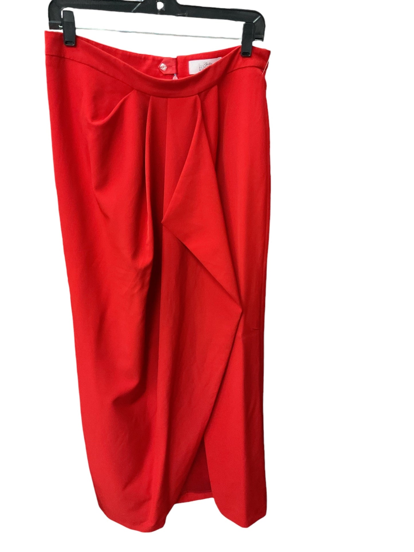 Skirt Maxi By Badgley Mischka In Red, Size: 12