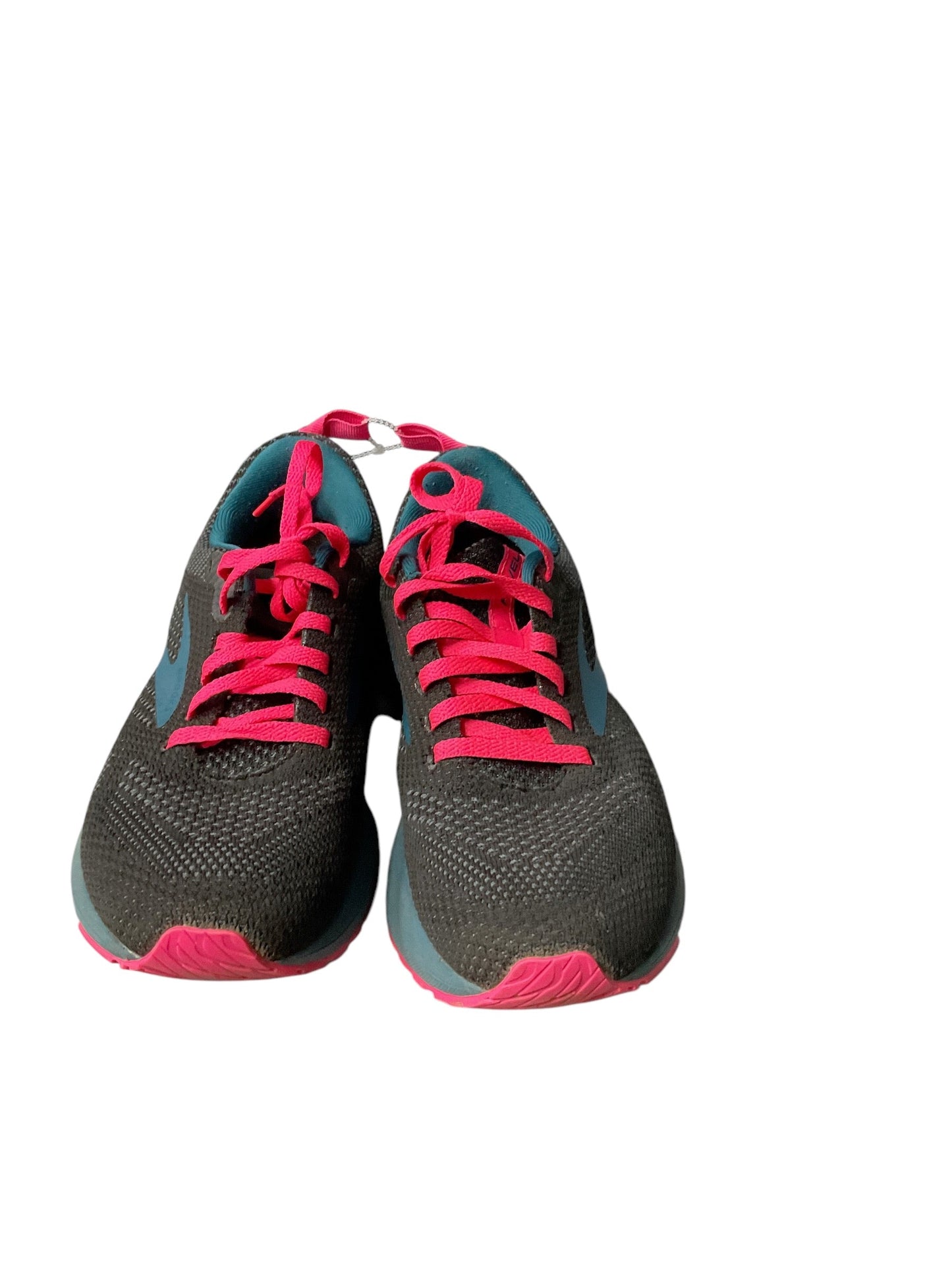 Shoes Athletic By Brooks In Black & Pink, Size: 7